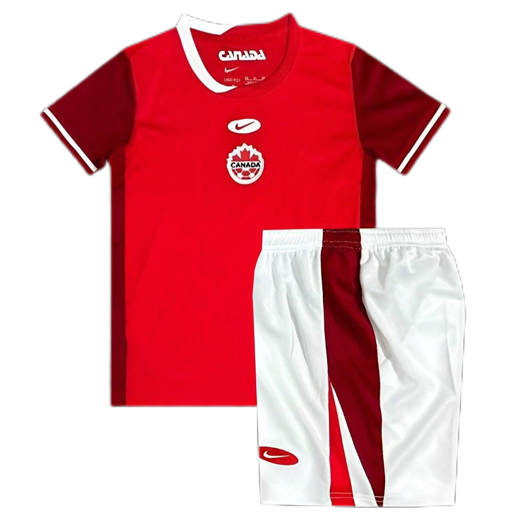 Kids Canada Home Jersey Kit Copa America 2024 - Reps Jerseys