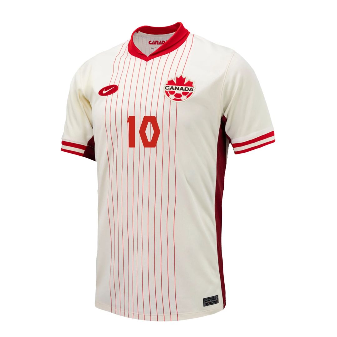 J. DAVID #10 Canada Away Jersey Copa America 2024 - Reps Jerseys