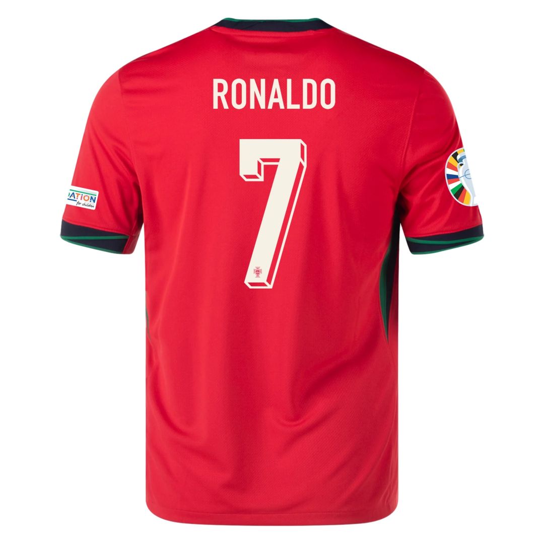 [Super Replica] Ronaldo #7 Portugal Home Jersey Euro 2024 - Reps Jerseys