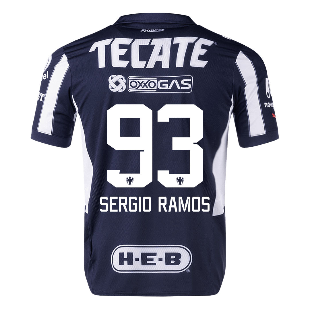 SERGIO RAMOS #93 Monterrey Home Jersey Player Version 2024/25 - Reps Jerseys