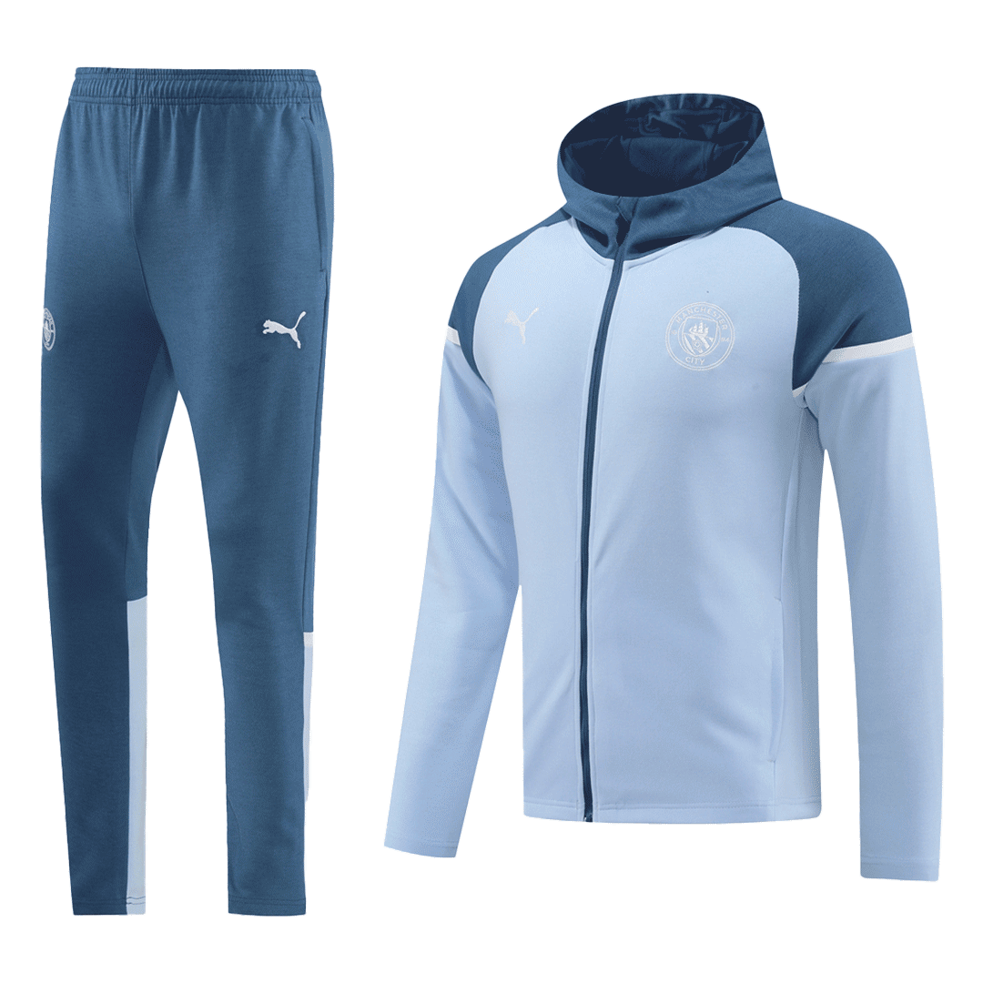 Manchester City Hoodie Training Kit (Jacket+Pants) 2024/25 - Reps Jerseys