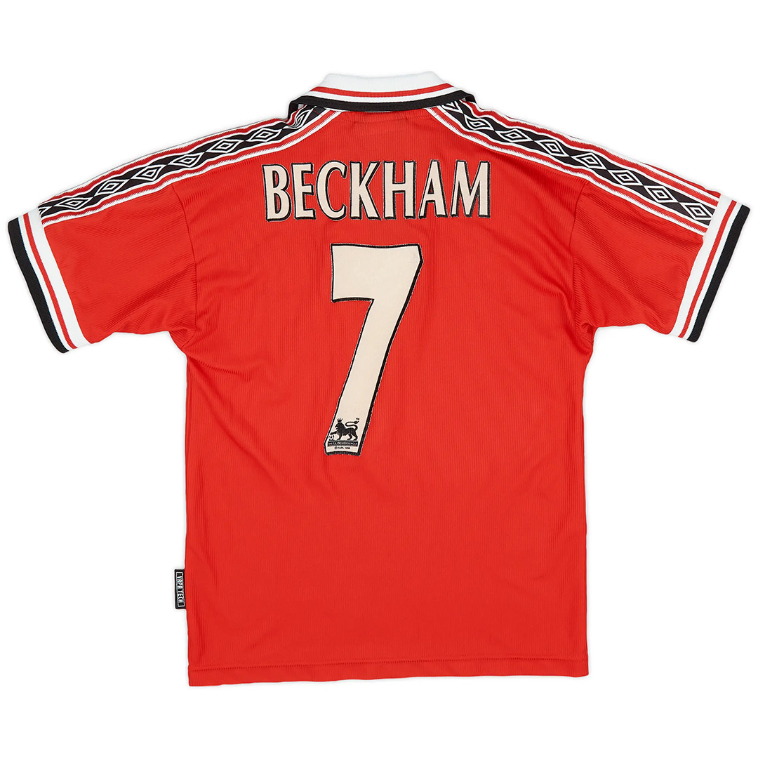 Beckham #7 Manchester United Retro Home Jersey 1999/00 - Reps Jerseys