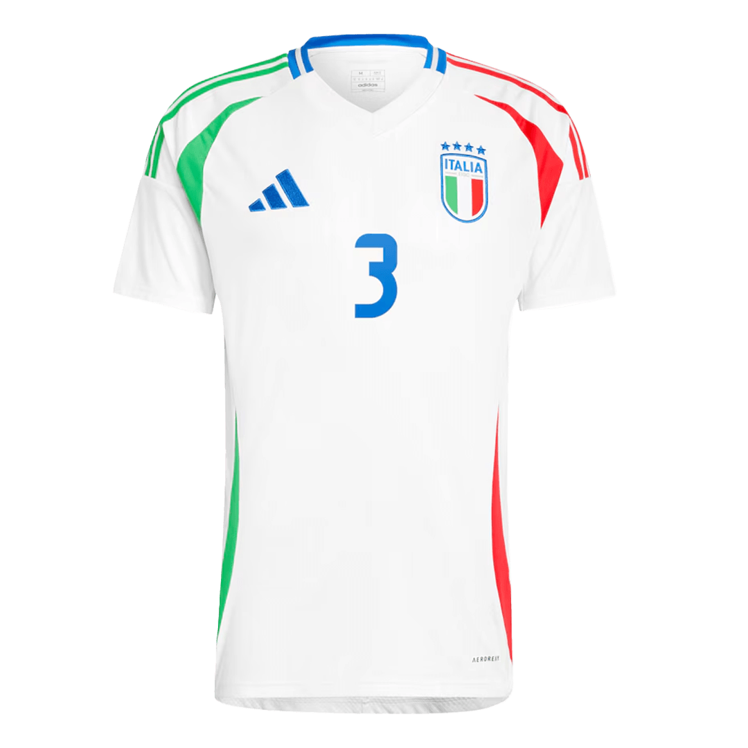[Super Replica] DIMARCO #3 Italy Away Jersey Euro 2024 - Reps Jerseys