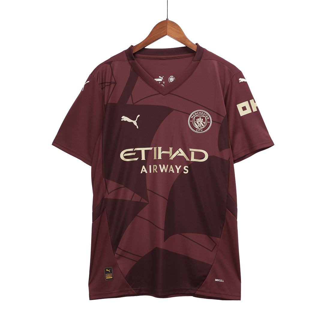 RODRIGO #16 Manchester City Third Jersey 2024/25 - UCL Font - Reps Jerseys