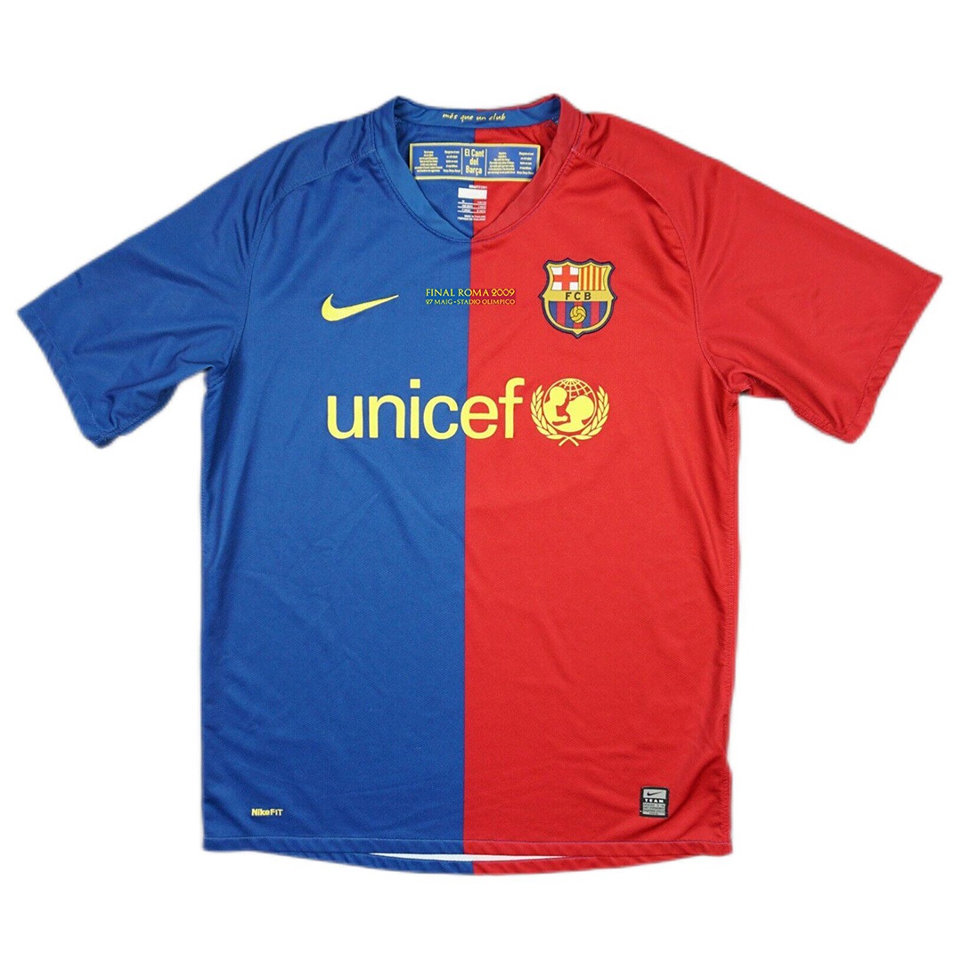 Barcelona UCL Final Retro Home Jersey 2008/09 - Reps Jerseys