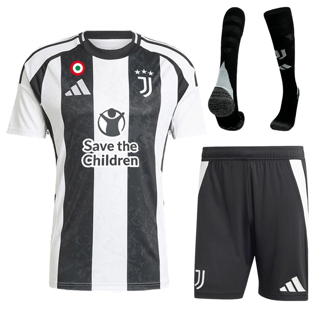 Juventus Home Full Kit (Jersey+Shorts+Socks) 2024/25 - Reps Jerseys