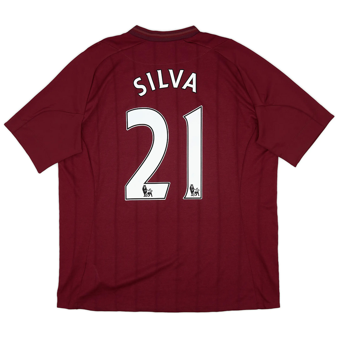 Silva #21 Retro Manchester City Away Jersey 2012/13 - Reps Jerseys