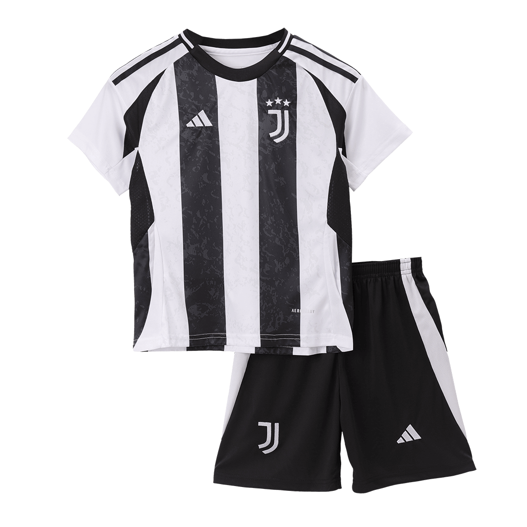 Kids Juventus Home Full Kit(Jersey+Shorts+Socks) 2024/25 - Reps Jerseys