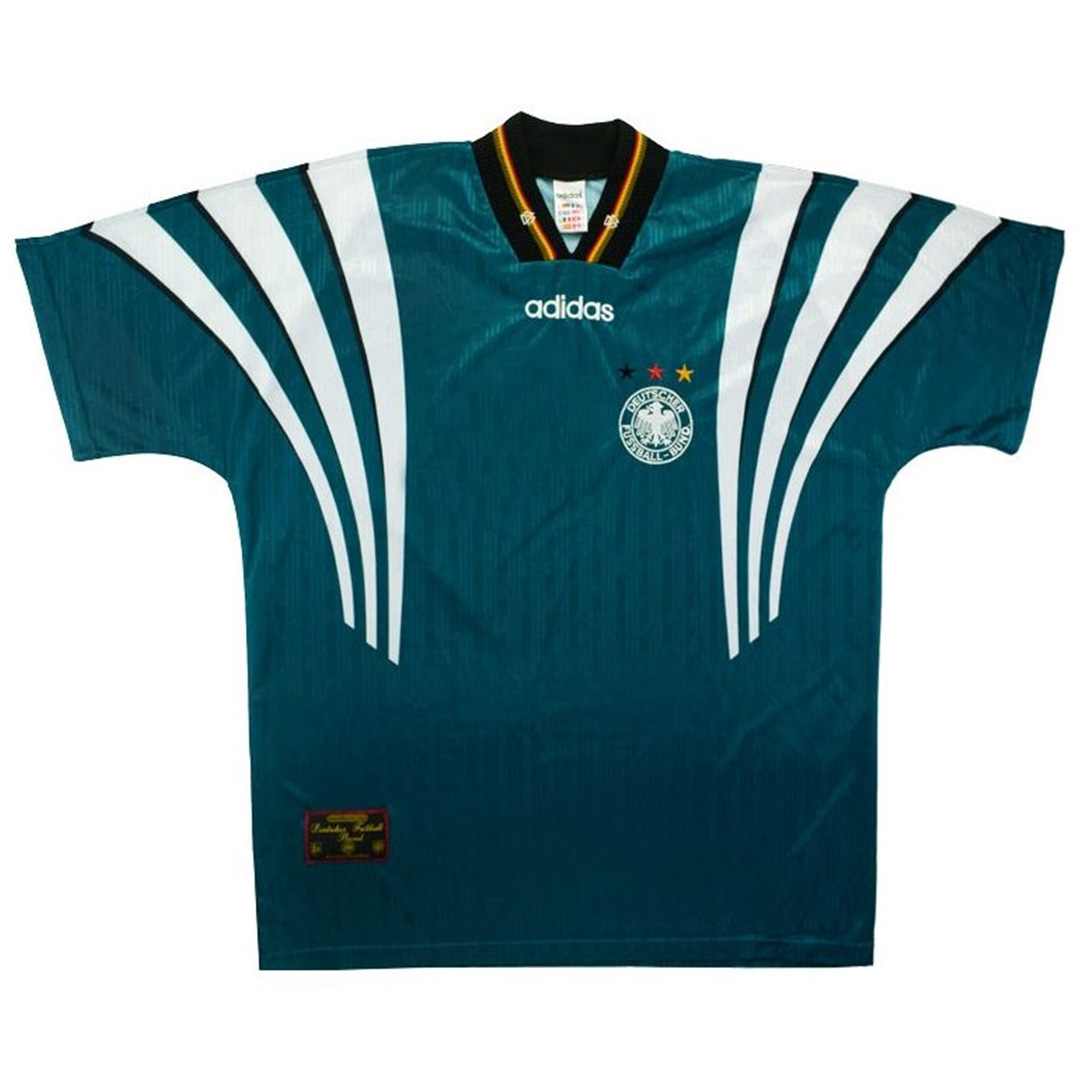 Germany Retro Jersey Away Euro Cup 1996 - Reps Jerseys