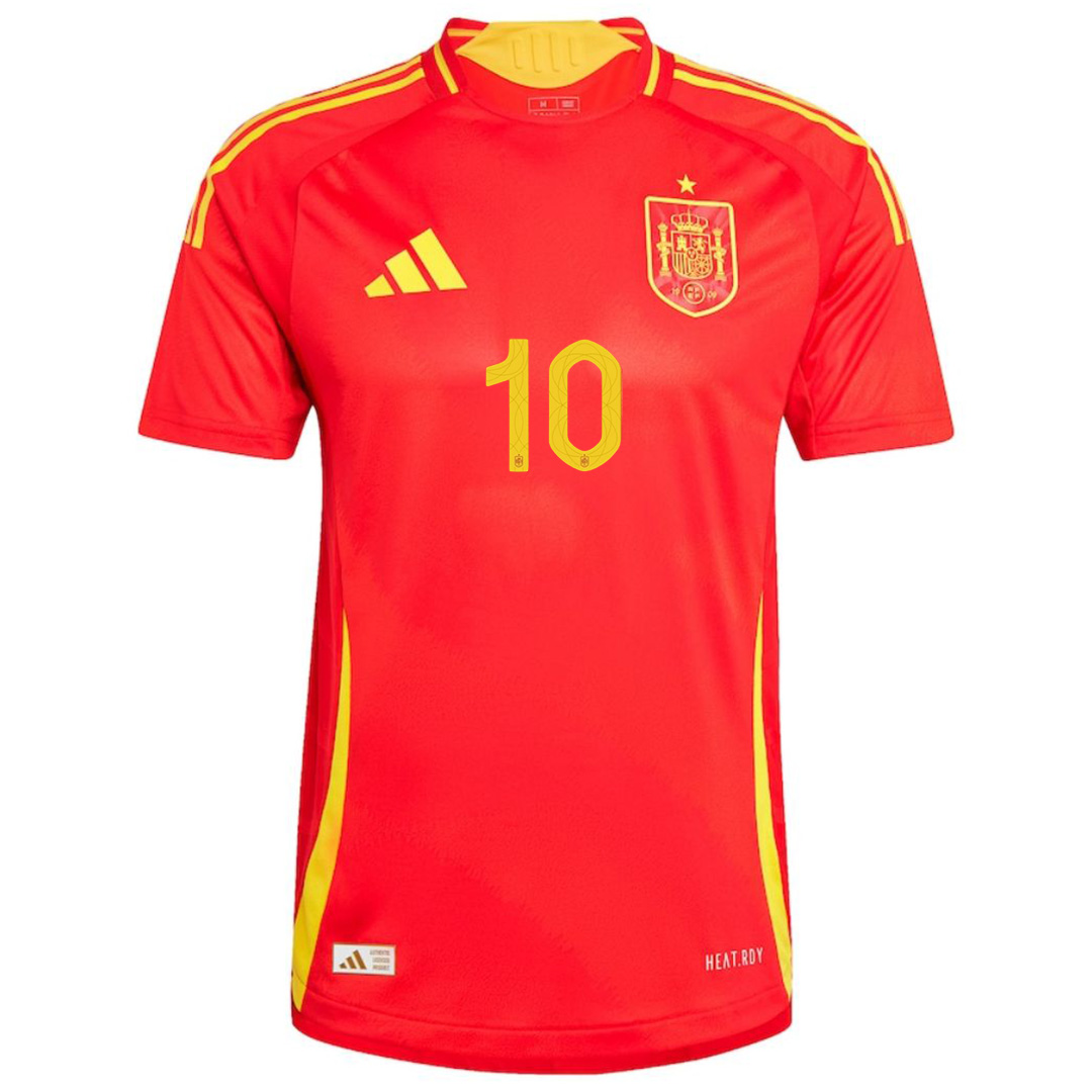 LAMINE YAMAL #10 Spain Home Jersey Player Version Euro 2024 - Reps Jerseys