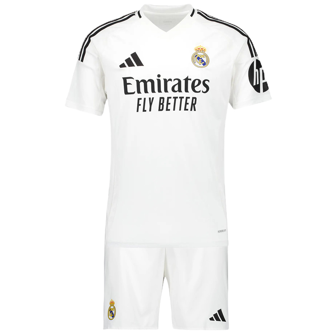 Kids Real Madrid Home Kit(Jersey+Shorts) 2024/25 - Reps Jerseys