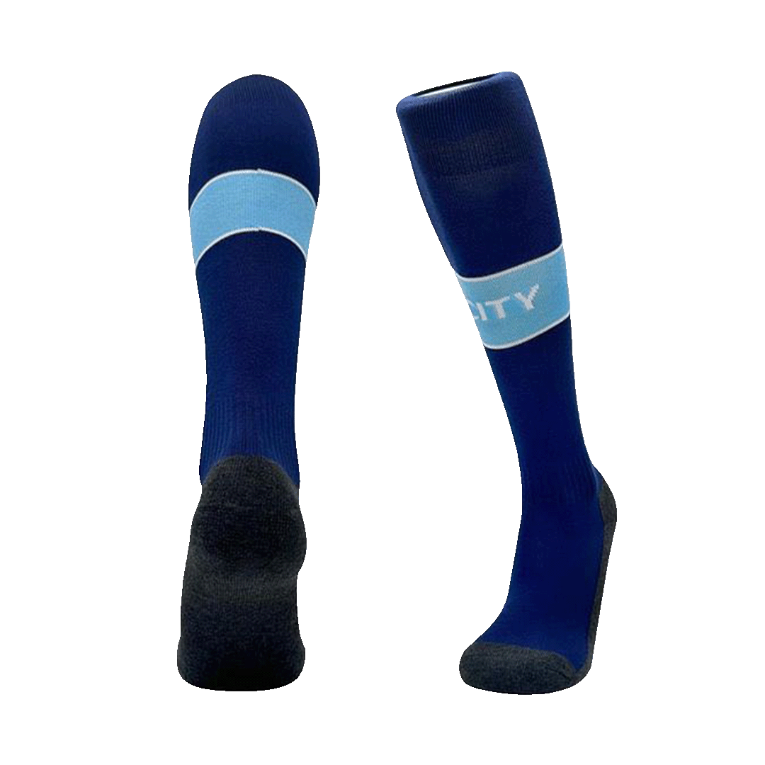 Manchester City Home Soccer Socks 2024/25 - Reps Jerseys