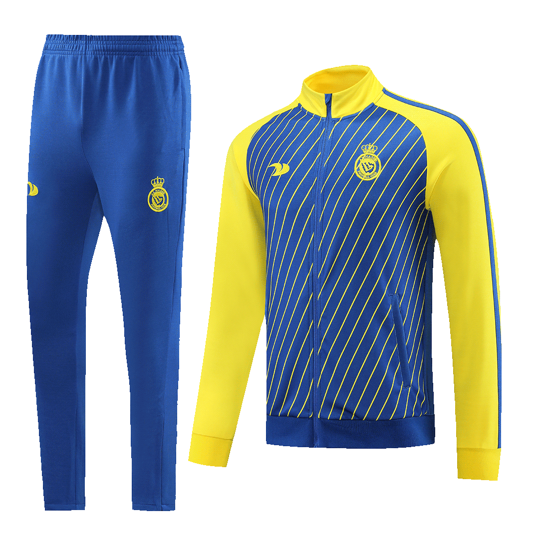Al Nassr Training Jacket Kit (Top+Pants) Blue 2022/23 - Reps Jerseys