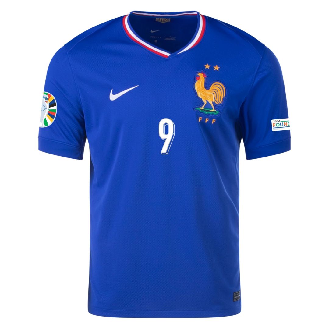 [Super Replica] GIROUD #9 France Home Jersey Euro 2024 - Reps Jerseys