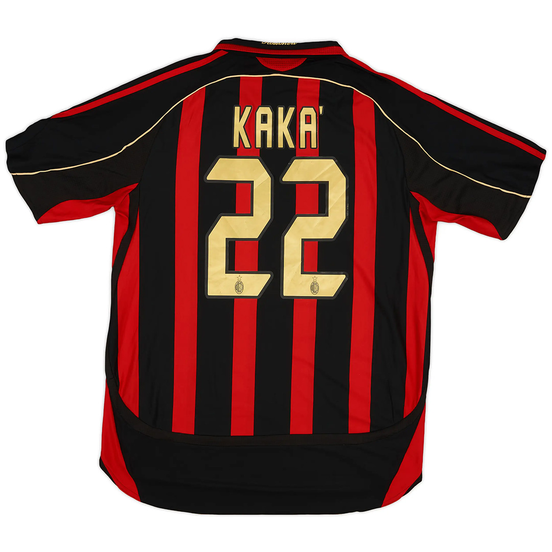 KAKA' #22 Retro AC Milan Home Jersey 2006/07 - Reps Jerseys