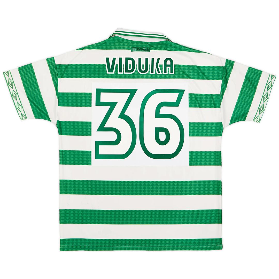 VIDUKA #36 Retro Celtic Home Jersey 1997/99 - Reps Jerseys