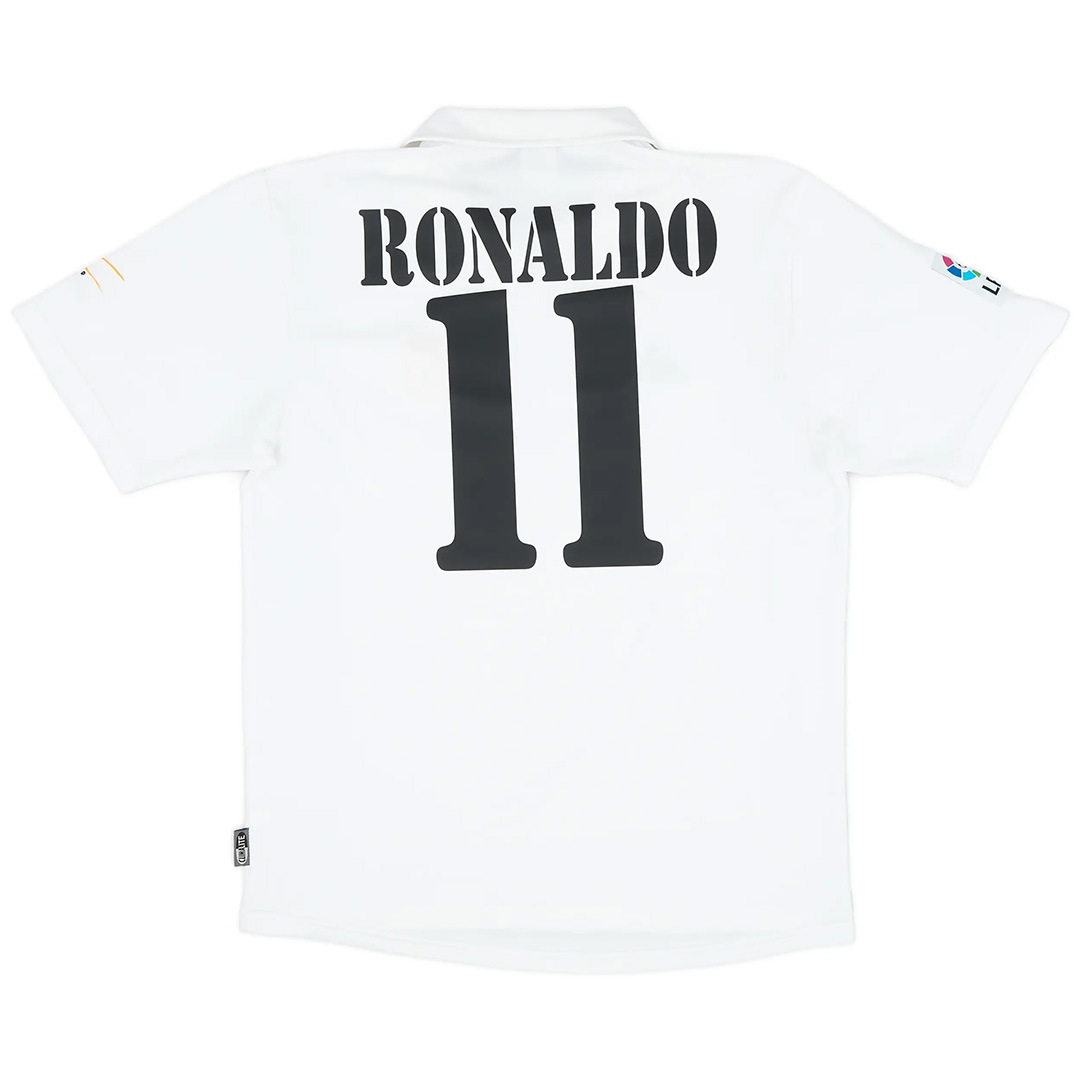 RONALDO #11 Real Madrid Retro Jersey Centenary Home 2002/03 - Reps Jerseys
