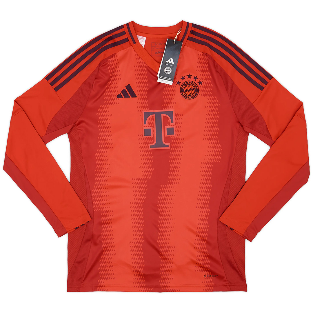 Bayern Munich Home Long Sleeve Jersey 2024/25 - Reps Jerseys