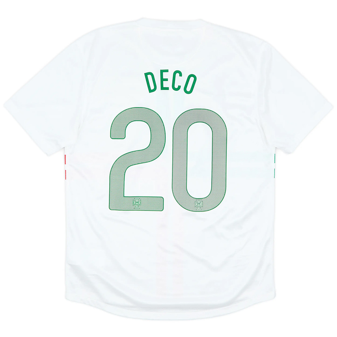 DECO #20 Portugal Retro Away Jersey Euro Cup 2012 - Reps Jerseys
