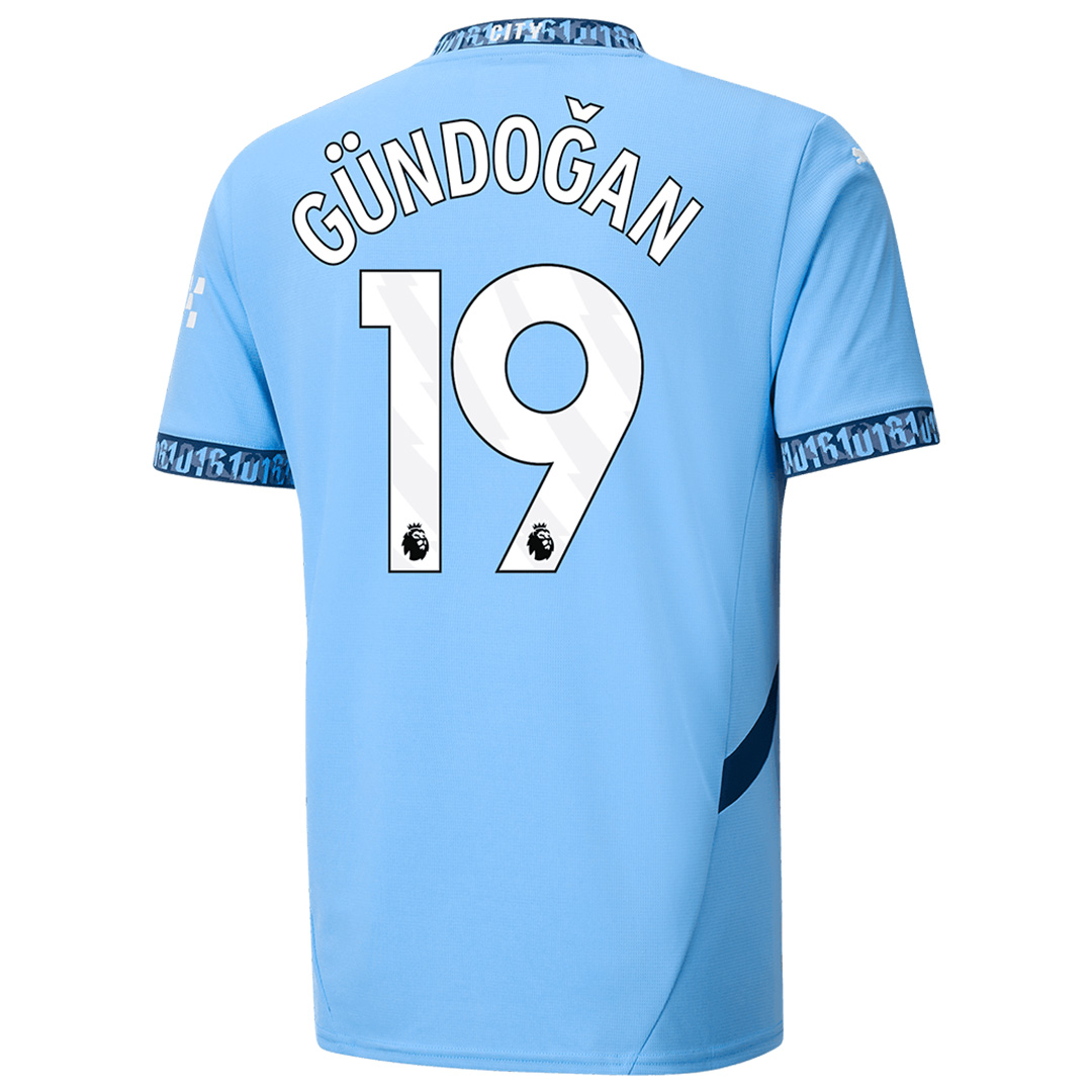 GÜNDOĞAN #19 Manchester City Home Jersey 2024/25 - Reps Jerseys