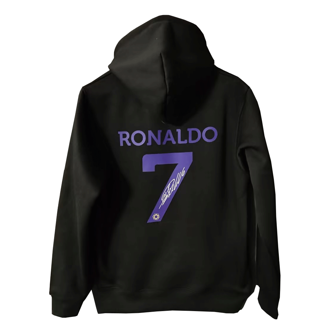 Al Nassr x Ronaldo Sweater Hoodie Black 2022/23 - Reps Jerseys