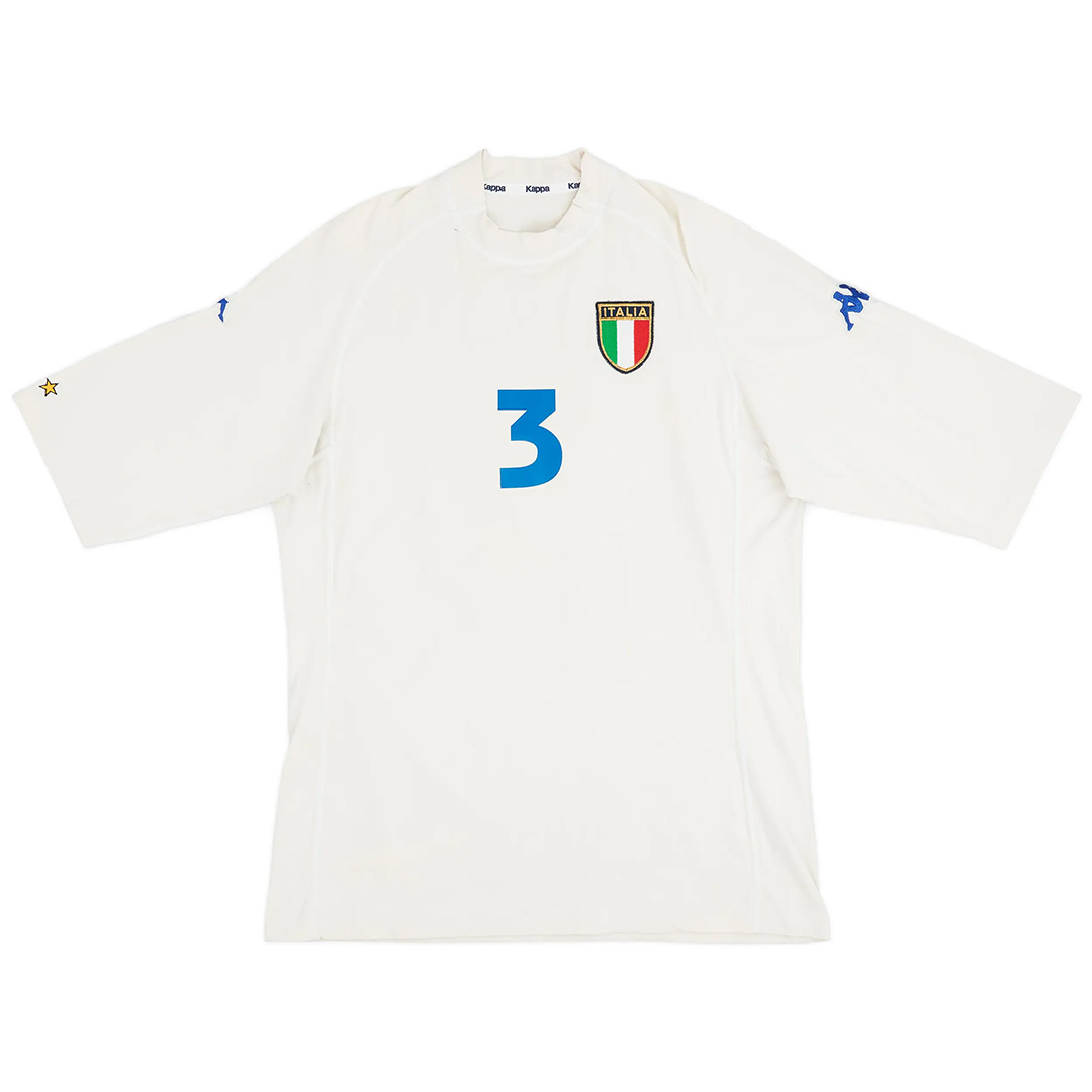 Maldini #3 Italy Retro Jersey Away Euro Cup 2000 - Reps Jerseys