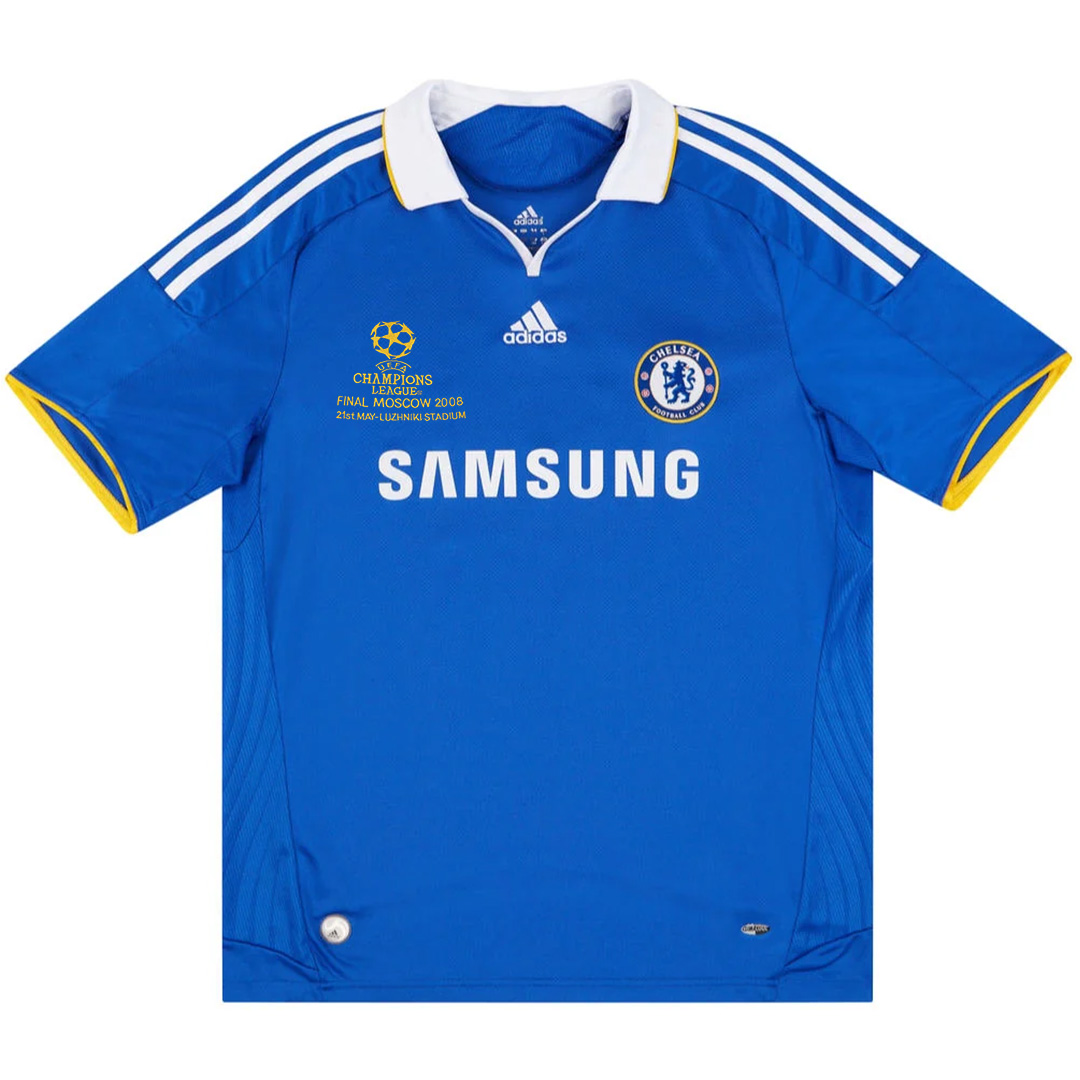 Retro Chelsea UCL Final Home Jersey 2008 - Reps Jerseys