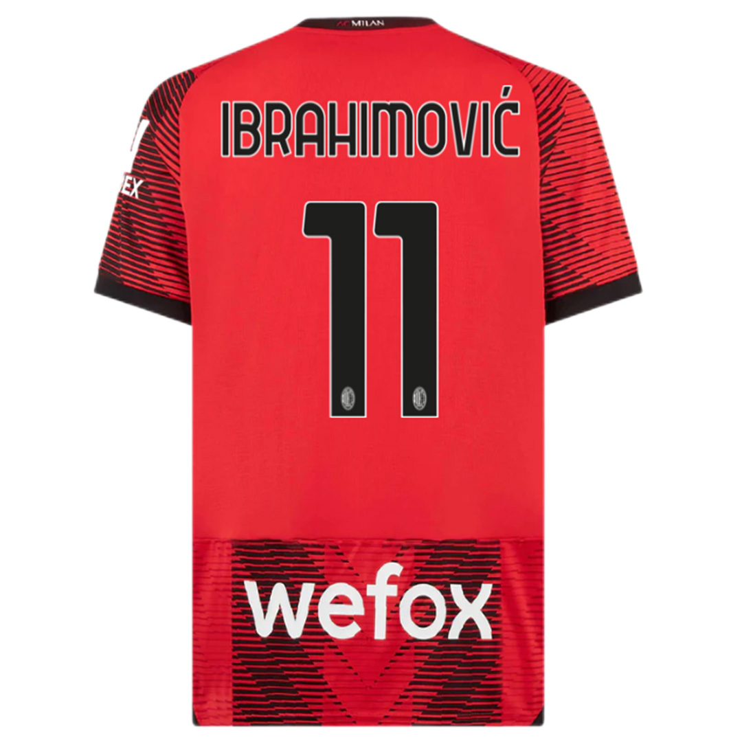 [Super Replica] AC Milan Ibrahimović #11 Jersey Home 2023/24 - Reps Jerseys