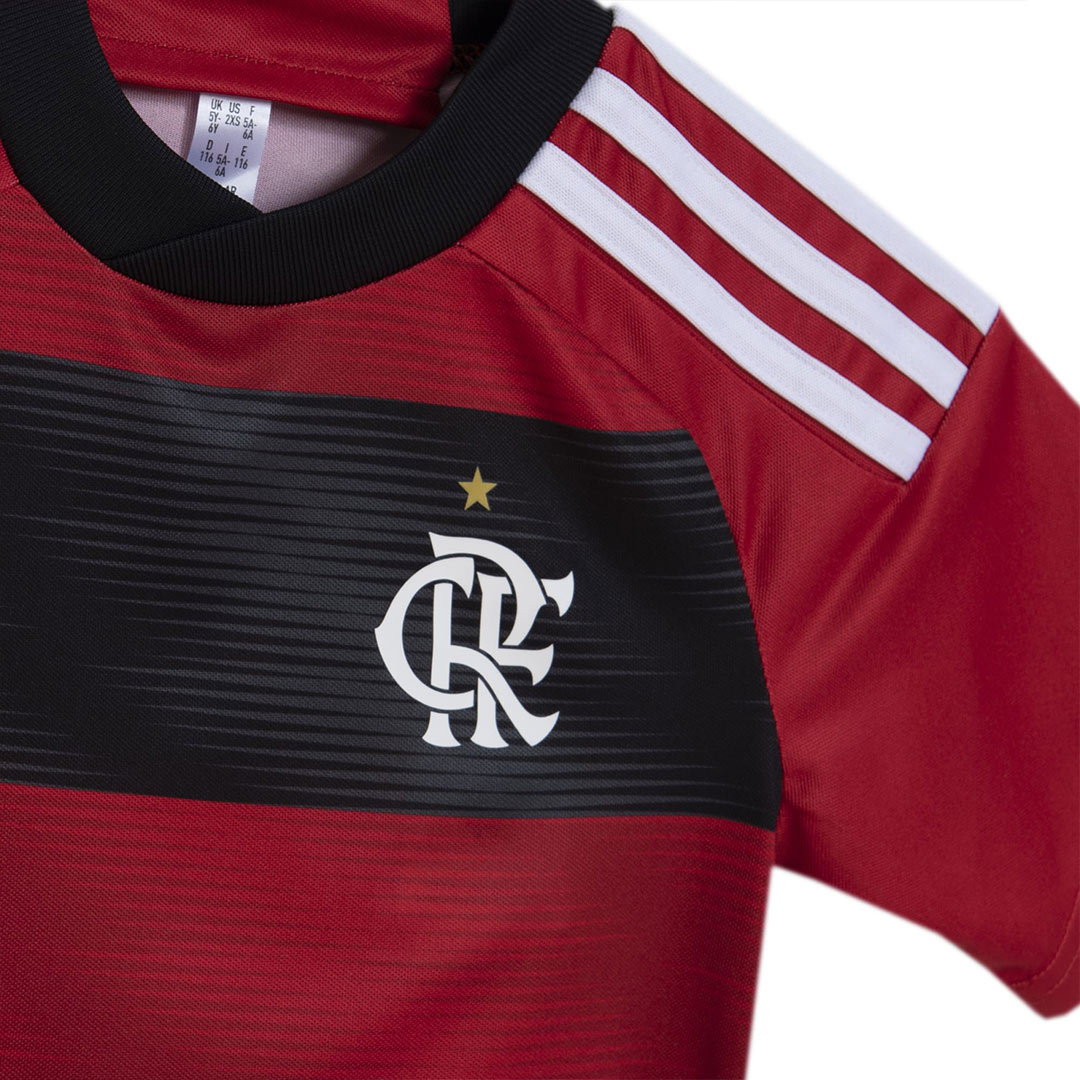 Kids CR Flamengo Home Jersey Kit 2023/24 - Reps Jerseys