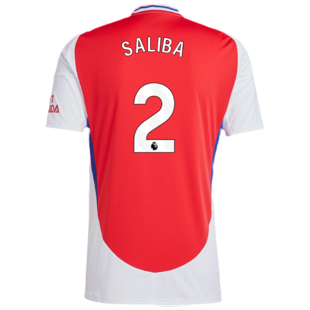 [Super Replica] SALIBA #2 Arsenal Home Jersey 2024/25 - Reps Jerseys