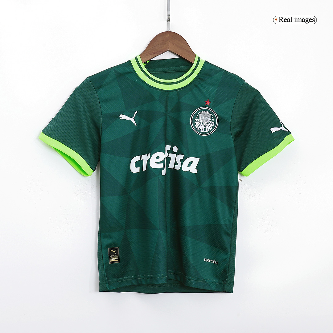 Kids SE Palmeiras Home Jersey Kit Replica 2023/24 - Reps Jerseys