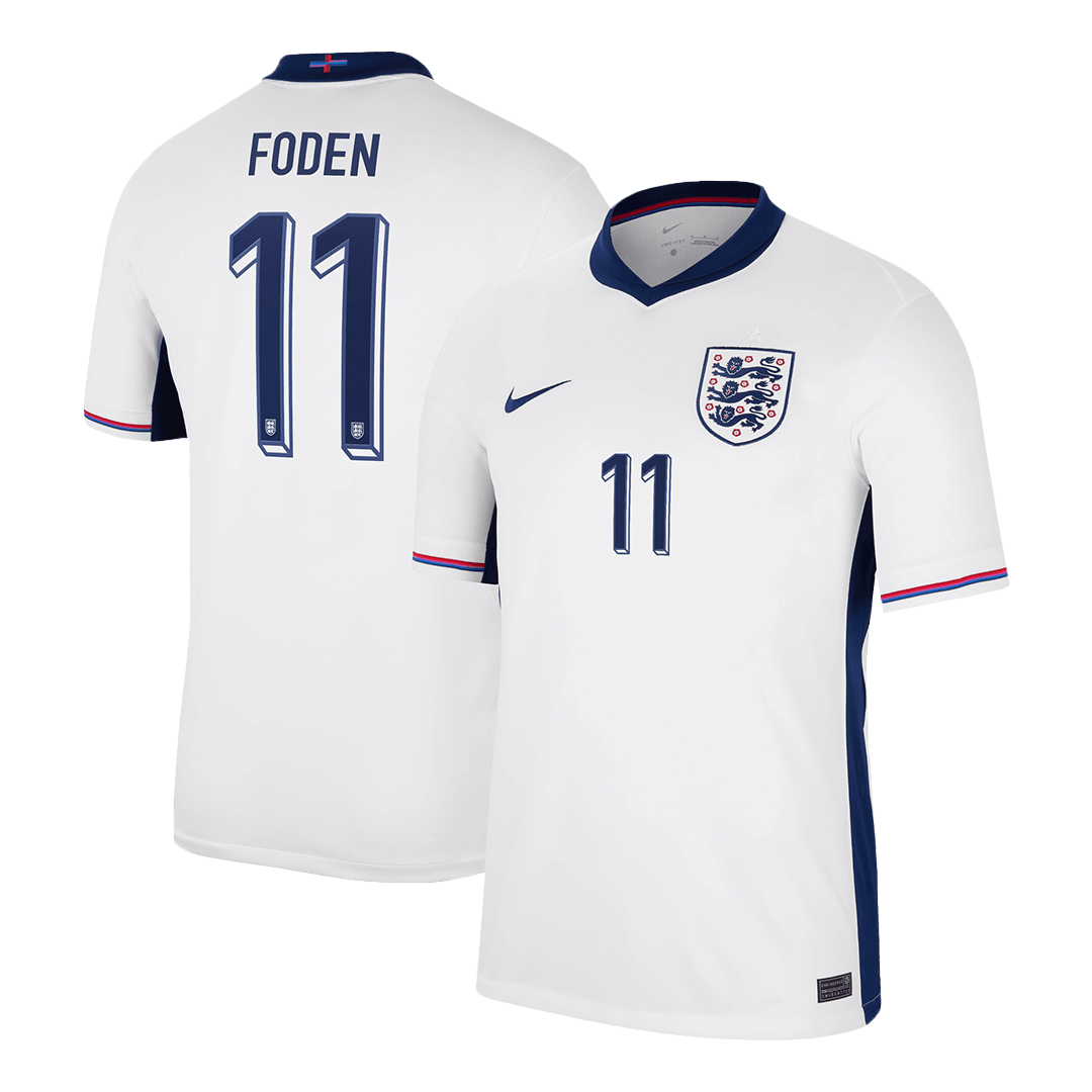 [Super Replica] FODEN #11 England Home Jersey Euro 2024 - Reps Jerseys