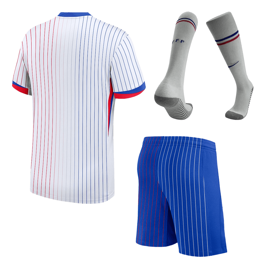 [Super Replica] France Away Whole Kit(Jersey+Shorts+Socks) Euro 2024 - Reps Jerseys