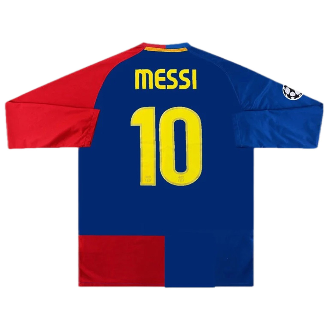Barcelona Messi #10 UCL Final Retro Long Sleeve Home 2008/09 - Reps Jerseys