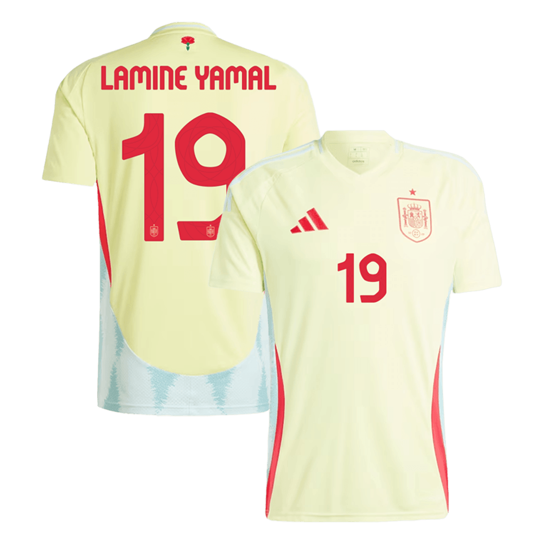 LAMINE YAMAL #19 Spain Away Jersey Euro 2024 - Reps Jerseys