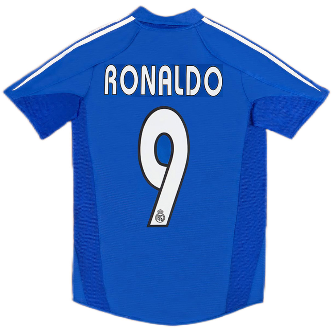 RONALDO #9 Retro Real Madrid Third Jersey 2004/05 - Reps Jerseys