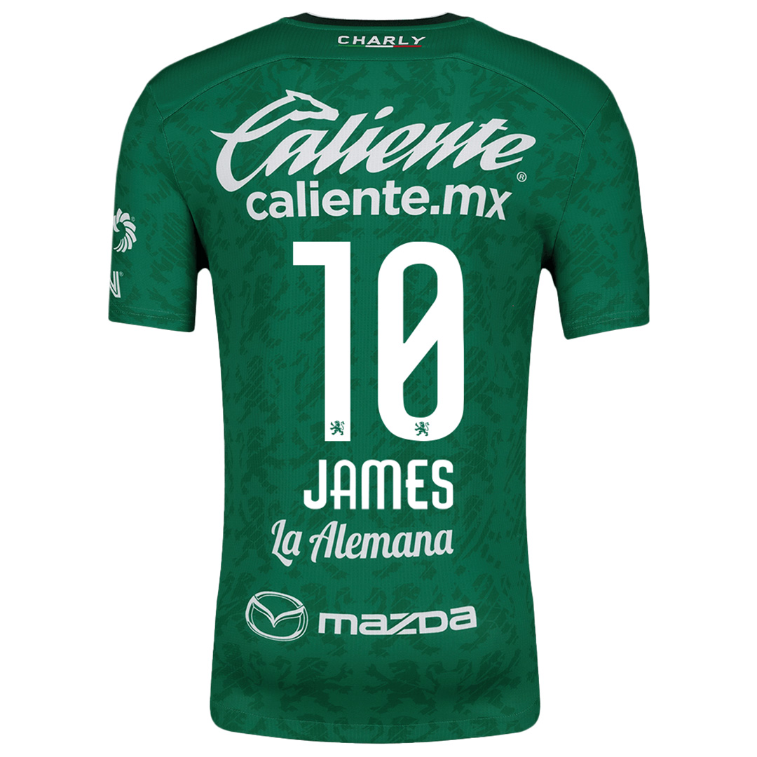 JAMES #10 Club León Home Jersey 2024/25 - Reps Jerseys