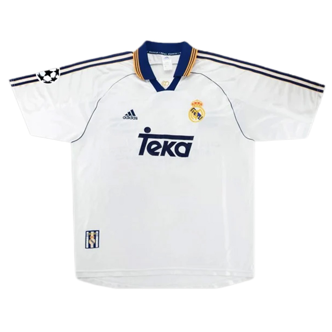 McMANAMAN #8 Retro Real Madrid Home Jersey 1998/00 - Reps Jerseys