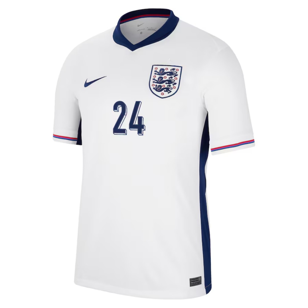 [Super Replica] PALMER #24 England Home Jersey Euro 2024 - Reps Jerseys