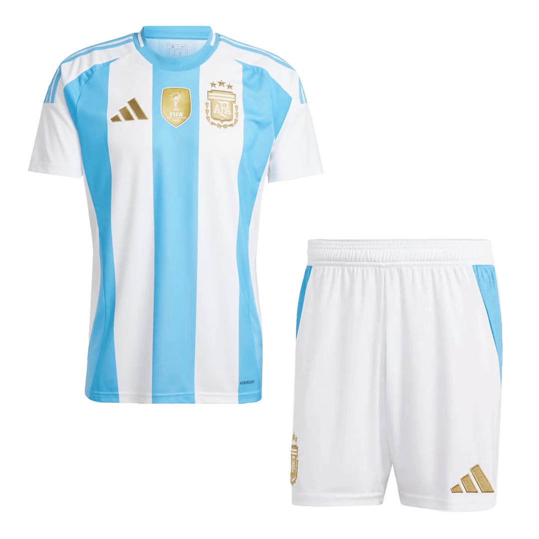 [Super Replica] Argentina Home Whole Kit(Jersey+Shorts+Socks) Copa America 2024 - Reps Jerseys