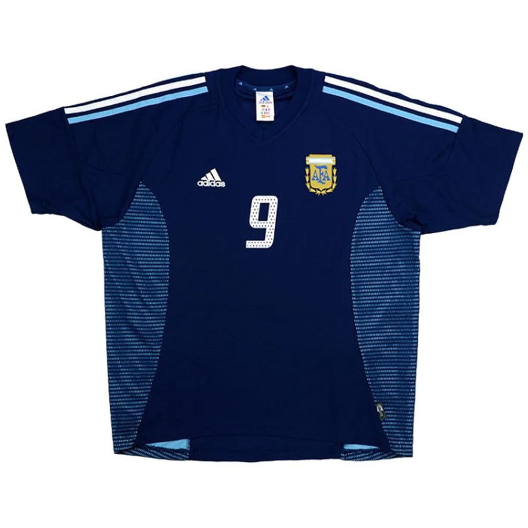 BATISTUTA #9 Retro Argentina Away Jersey World Cup 2002 - Reps Jerseys