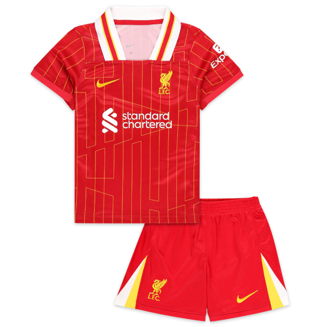 Kids Liverpool Home Kit Jersey+Shorts 2024/25 - Reps Jerseys
