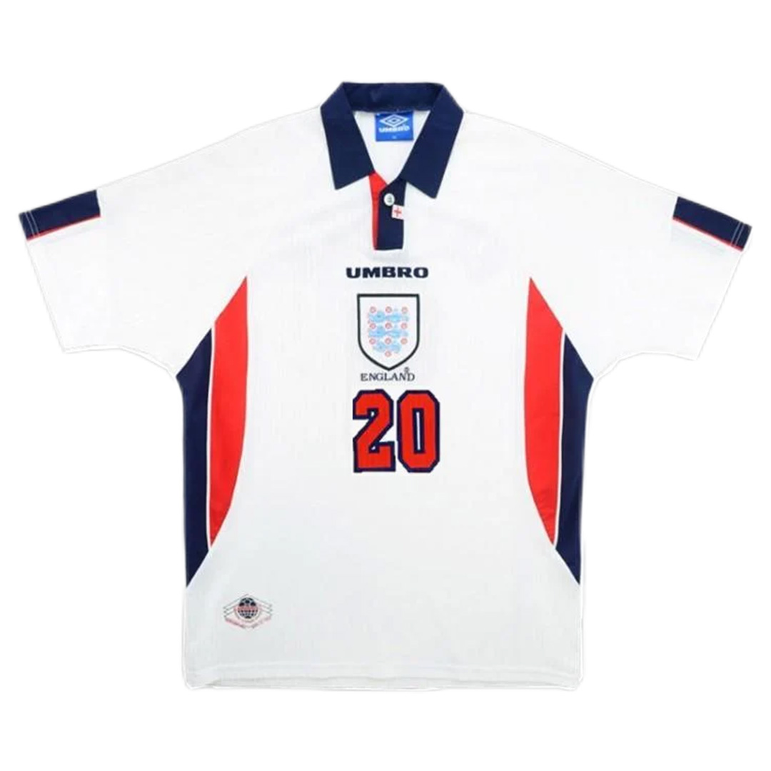 Owen #20 Retro England Home Jersey World Cup 1998 - Reps Jerseys
