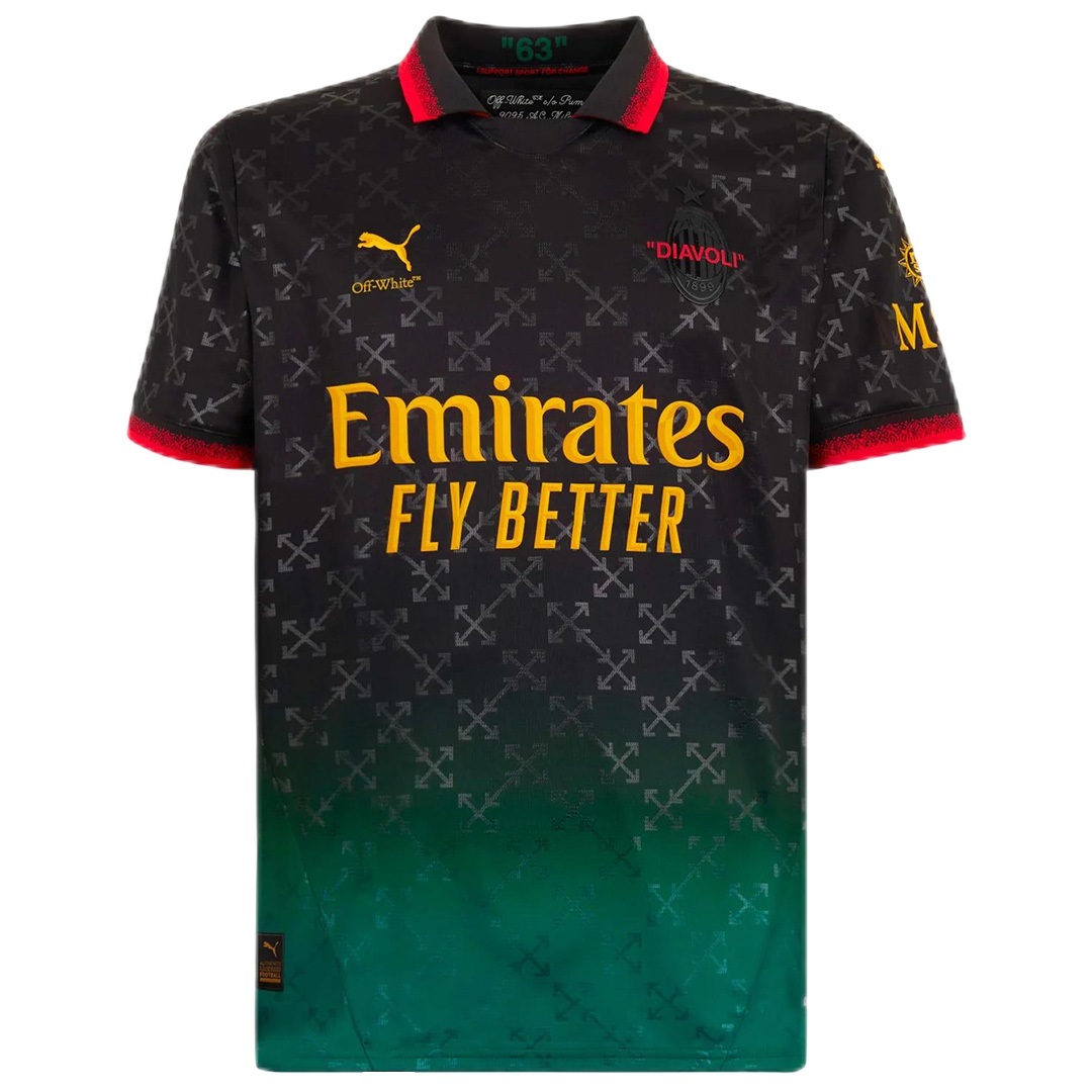 "THEO" #19 AC Milan Fourth Jersey 2024/25 - Reps Jerseys
