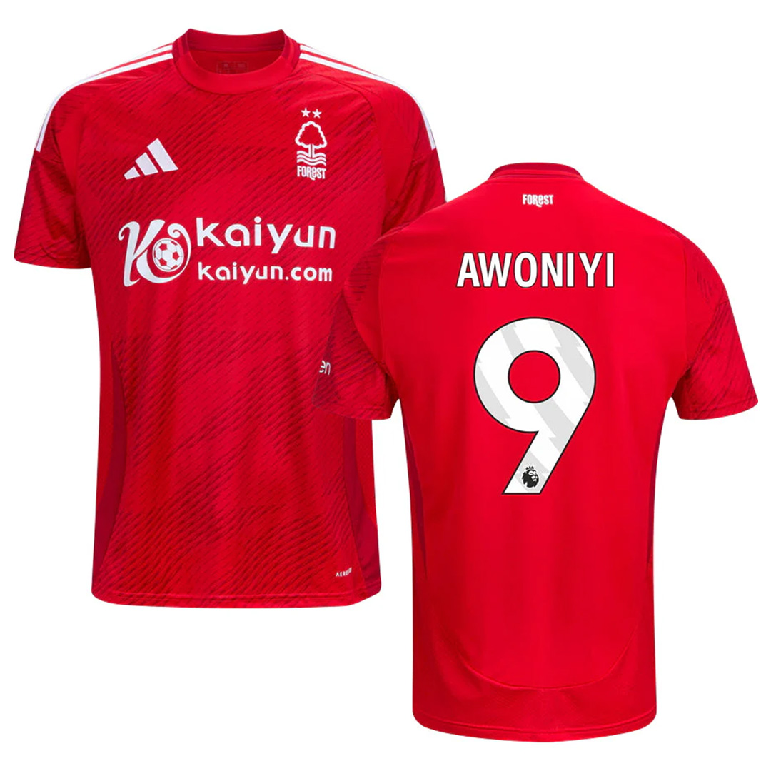 AWONIYI #9 Nottingham Forest Home Jersey 2024/25 - Reps Jerseys