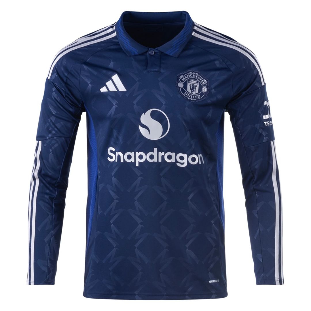 Manchester United Away Long Sleeve Jersey 2024/25 - Reps Jerseys
