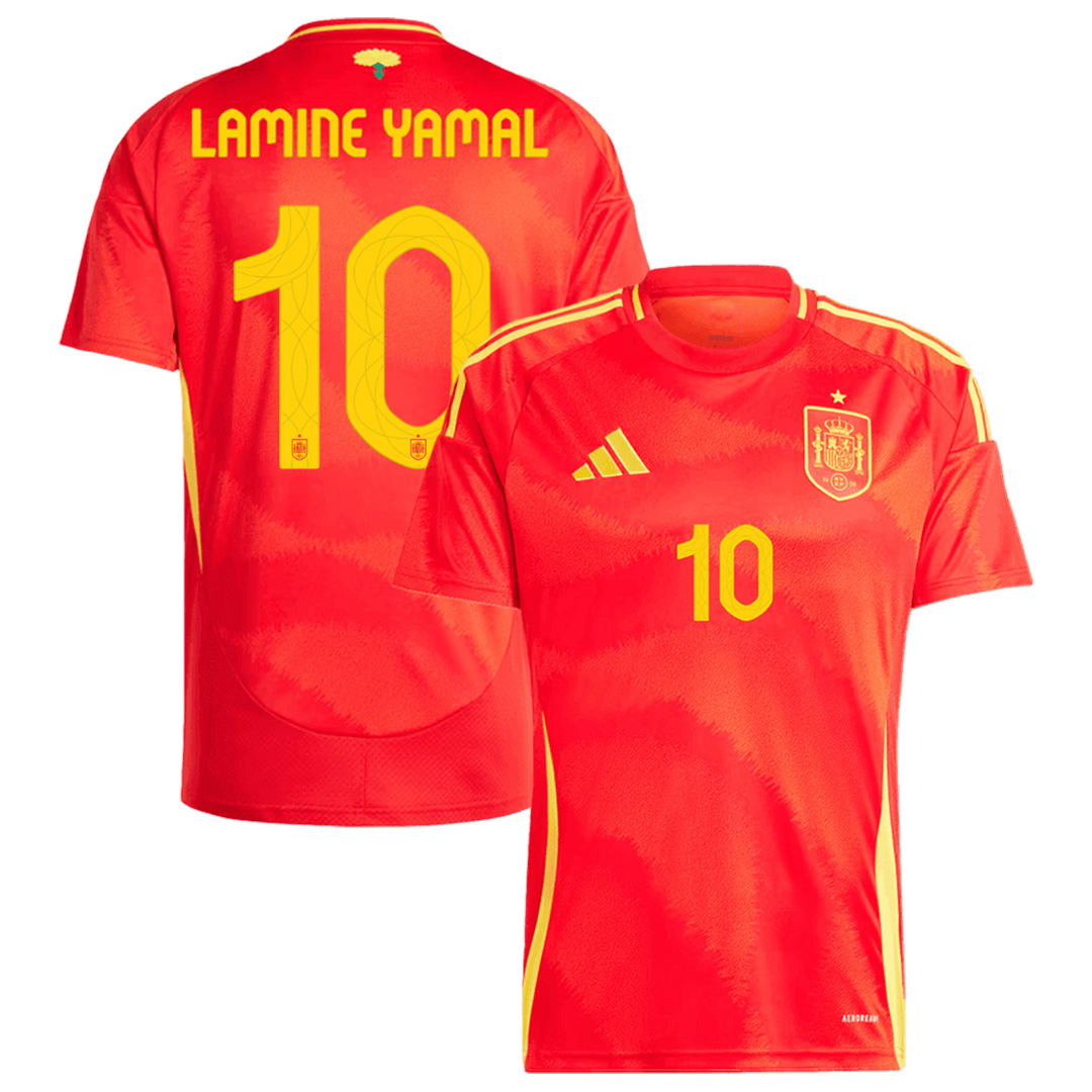 [Super Replica] LAMINE YAMAL #10 Spain Home Jersey Euro 2024 - Reps Jerseys