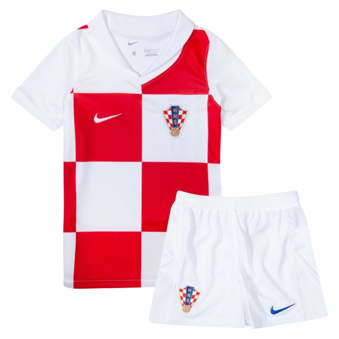 Kids Croatia Home Jersey Kit Euro 2024 - Reps Jerseys