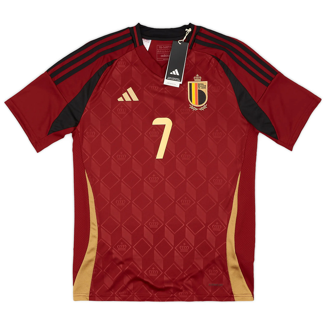 De Bruyne #7 Belgium Home Jersey EURO 2024 - Reps Jerseys