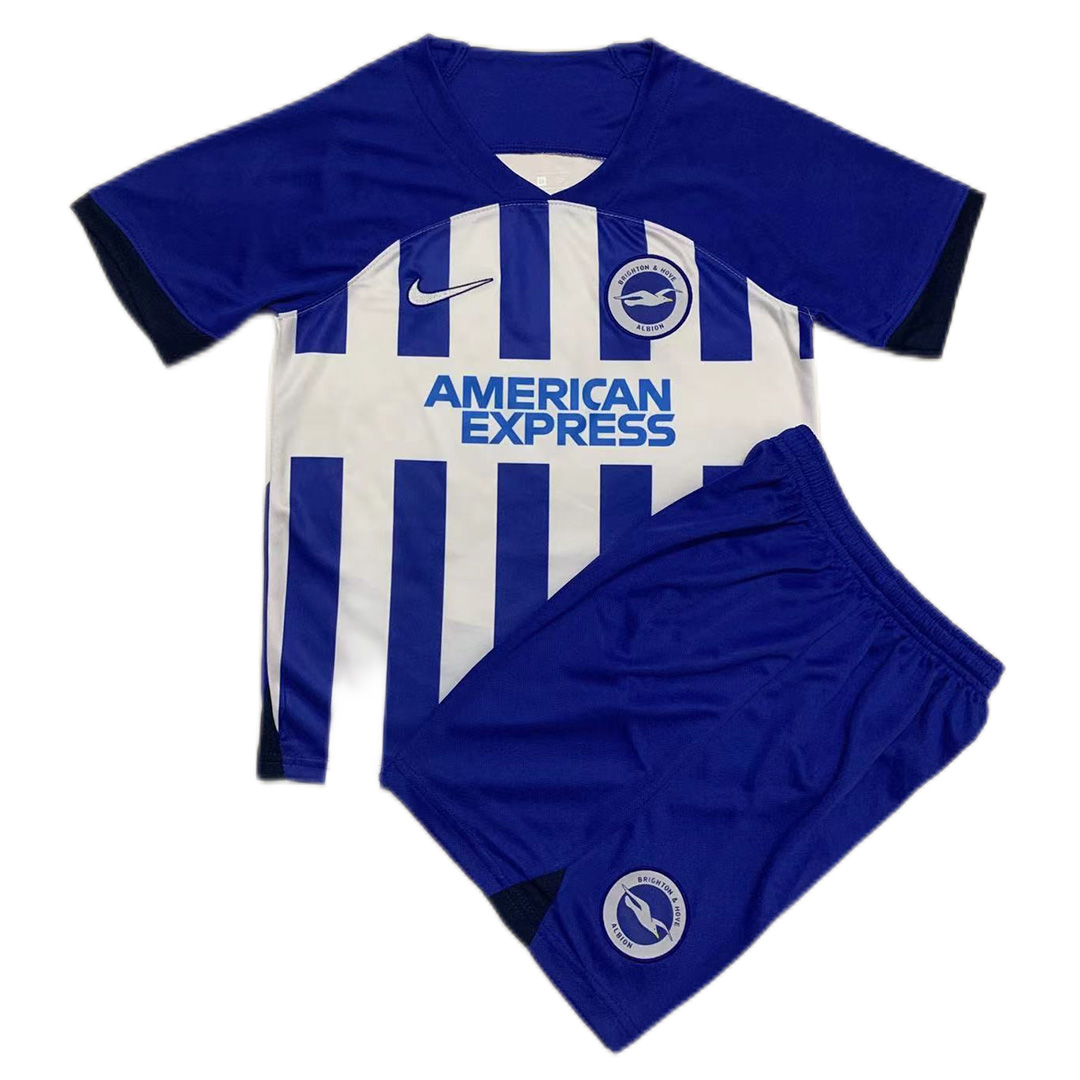 Kids Brighton & Hove Albion Home Kit 2023/24 - Reps Jerseys